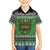 Personalized Anglesey Wales Christmas Family Matching Puletasi and Hawaiian Shirt Green Man Celtic Knot - Wonder Print Shop