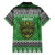 Personalized Anglesey Wales Christmas Family Matching Summer Maxi Dress and Hawaiian Shirt Green Man Celtic Knot - Wonder Print Shop