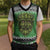Personalized Anglesey Wales Christmas Knitted V-Neck Vest Green Man Celtic Knot - Wonder Print Shop