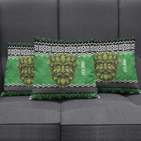 Personalized Anglesey Wales Christmas Pillow Cover Green Man Celtic Knot - Wonder Print Shop