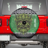Personalized Anglesey Wales Christmas Spare Tire Cover Green Man Celtic Knot - Wonder Print Shop
