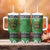 Personalized Anglesey Wales Christmas Tumbler With Handle Green Man Celtic Knot - Wonder Print Shop