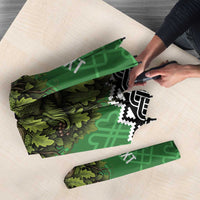 Personalized Anglesey Wales Christmas Umbrella Green Man Celtic Knot - Wonder Print Shop
