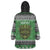 Personalized Anglesey Wales Christmas Wearable Blanket Hoodie Green Man Celtic Knot - Wonder Print Shop