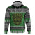Personalized Anglesey Wales Christmas Zip Hoodie Green Man Celtic Knot - Wonder Print Shop