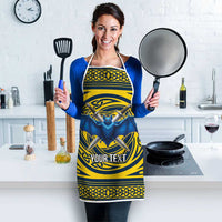 Personalized Brecknockshire Wales Apron Welsh Celtic Bat And Swords Design - Wonder Print Shop