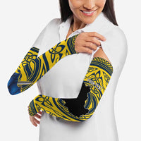 Personalized Brecknockshire Wales Arm Sleeves Welsh Celtic Bat And Swords Design - Wonder Print Shop