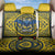 Personalized Brecknockshire Wales Back Car Seat Cover Welsh Celtic Bat And Swords Design - Wonder Print Shop