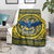 Personalized Brecknockshire Wales Blanket Welsh Celtic Bat And Swords Design - Wonder Print Shop