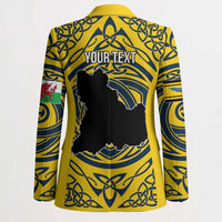 Personalized Brecknockshire Wales Blazer Welsh Celtic Bat And Swords Design - Wonder Print Shop