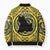 Personalized Brecknockshire Wales Bomber Puffer Jacket Welsh Celtic Bat And Swords Design - Wonder Print Shop