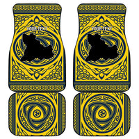 Personalized Brecknockshire Wales Car Mats Welsh Celtic Bat And Swords Design - Wonder Print Shop