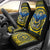 Personalized Brecknockshire Wales Car Seat Cover Welsh Celtic Bat And Swords Design - Wonder Print Shop