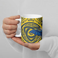 Personalized Brecknockshire Wales Ceramic Mug Welsh Celtic Bat And Swords Design - Wonder Print Shop