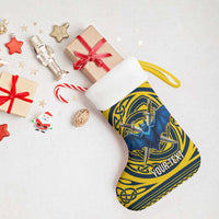 Personalized Brecknockshire Wales Christmas Stocking Welsh Celtic Bat And Swords Design - Wonder Print Shop