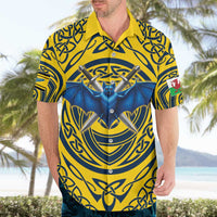 Personalized Brecknockshire Wales Hawaiian Shirt Welsh Celtic Bat And Swords Design - Wonder Print Shop