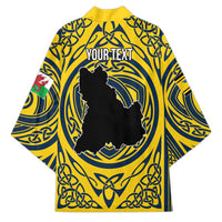 Personalized Brecknockshire Wales Kimono Welsh Celtic Bat And Swords Design - Wonder Print Shop
