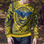 Personalized Brecknockshire Wales Ugly Christmas Sweater Welsh Celtic Bat And Swords Design - Wonder Print Shop