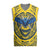 Personalized Brecknockshire Wales Christmas Knitted V-Neck Vest Welsh Celtic Bat And Swords Design - Wonder Print Shop