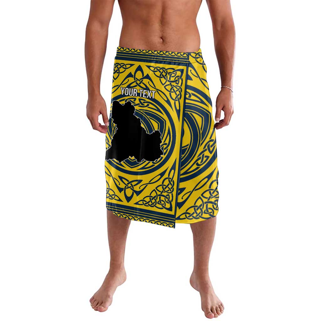 Personalized Brecknockshire Wales Lavalava Welsh Celtic Bat And Swords Design - Wonder Print Shop