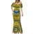 Personalized Brecknockshire Wales Mermaid Dress Welsh Celtic Bat And Swords Design - Wonder Print Shop