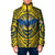 Personalized Brecknockshire Wales Padded Jacket Welsh Celtic Bat And Swords Design - Wonder Print Shop
