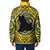 Personalized Brecknockshire Wales Padded Jacket Welsh Celtic Bat And Swords Design - Wonder Print Shop