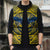 Personalized Brecknockshire Wales Sleeveless Puffer Jacket Welsh Celtic Bat And Swords Design - Wonder Print Shop