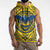 Personalized Brecknockshire Wales Sleeveless Zip Hoodie Welsh Celtic Bat And Swords Design - Wonder Print Shop