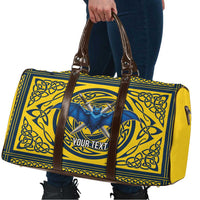 Personalized Brecknockshire Wales Travel Bag Welsh Celtic Bat And Swords Design - Wonder Print Shop