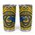 Personalized Brecknockshire Wales Tumbler Cup Welsh Celtic Bat And Swords Design - Wonder Print Shop