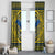 Personalized Brecknockshire Wales Window Curtain Welsh Celtic Bat And Swords Design - Wonder Print Shop