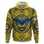 Personalized Brecknockshire Wales Zip Hoodie Welsh Celtic Bat And Swords Design - Wonder Print Shop