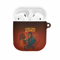 Italian Brainrot Meme AirPods Case Chaotic Chimp Mobster Vespa Ride - Wonder Print Shop