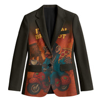 Italian Brainrot Meme Blazer Chaotic Chimp Mobster Vespa Ride - Wonder Print Shop