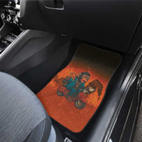 Italian Brainrot Meme Car Mats Chaotic Chimp Mobster Vespa Ride - Wonder Print Shop