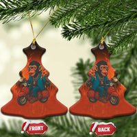 Italian Brainrot Meme Ceramic Ornament Chaotic Chimp Mobster Vespa Ride - Wonder Print Shop