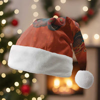 Italian Brainrot Meme Christmas Santa Hat Chaotic Chimp Mobster Vespa Ride - Wonder Print Shop