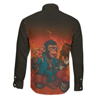 Italian Brainrot Meme Family Matching Mermaid Dress and Hawaiian Shirt Chaotic Chimp Mobster Vespa Ride - Wonder Print Shop