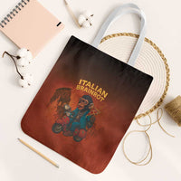 Italian Brainrot Meme Tote Bag Chaotic Chimp Mobster Vespa Ride - Wonder Print Shop