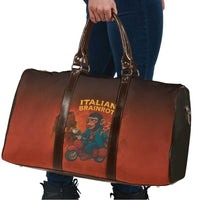 Italian Brainrot Meme Travel Bag Chaotic Chimp Mobster Vespa Ride - Wonder Print Shop