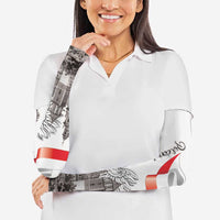 Poland Eagle Heritage Arm Sleeves Wawel Castle Polish Wycinanki Folk Pattern - Wonder Print Shop