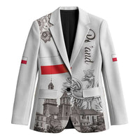 Poland Eagle Heritage Blazer Wawel Castle Polish Wycinanki Folk Pattern - Wonder Print Shop