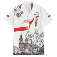 Poland Eagle Heritage Hawaiian Shirt Wawel Castle Polish Wycinanki Folk Pattern - Wonder Print Shop