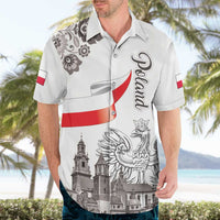 Poland Eagle Heritage Hawaiian Shirt Wawel Castle Polish Wycinanki Folk Pattern - Wonder Print Shop