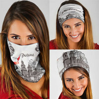Poland Eagle Heritage Neck Gaiter Wawel Castle Polish Wycinanki Folk Pattern - Wonder Print Shop
