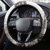 Poland Eagle Heritage Steering Wheel Cover Wawel Castle Polish Wycinanki Folk Pattern - Wonder Print Shop