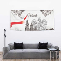 Poland Eagle Heritage Tapestry Wawel Castle Polish Wycinanki Folk Pattern - Wonder Print Shop