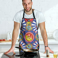 Carretto Siciliano Folk Art Apron Trinacria Symbol Italian Pattern