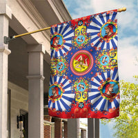 Carretto Siciliano Folk Art Garden Flag Trinacria Symbol Italian Pattern